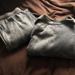 Bleached Sweat Set